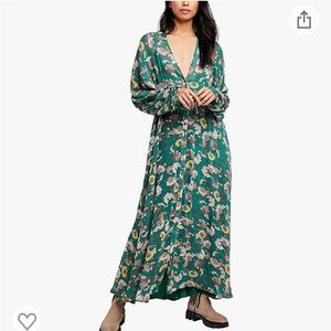 Free People Earth Folk Maxi Dress